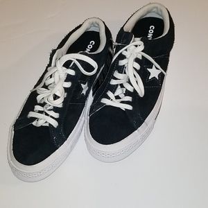 Converse One Star Mules - BLACK